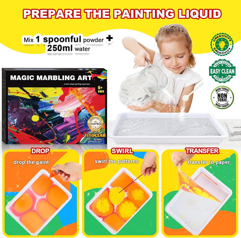 Water Marbling Paint Kit 8-12 6-8